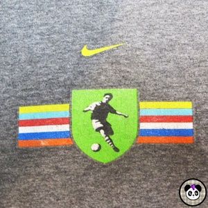 Vintage Nike Soccer T Shirt Sz L
